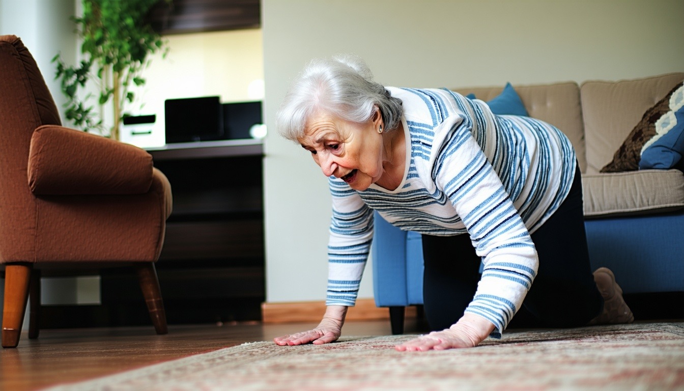 Elderly person falling in home-4